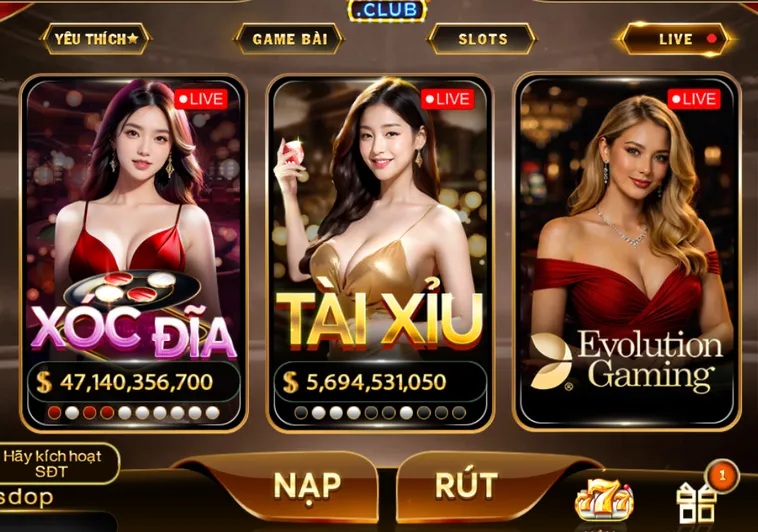 Sảnh Casino Online HitClub Trải Nghiệm Giải Trí Đẳng Cấp Quốc Tế