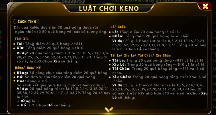 Trải Nghiệm Keno Tại HitClub Đỉnh Cao Cho Mọi Tín Đồ Xổ Số