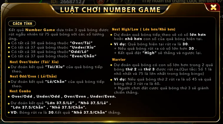 Chinh Phục Number Game Tại HitClub Đỉnh Cao Cho Mọi Cao Thủ Đam Mê
