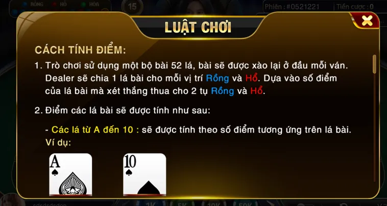 Rồng Hổ Tại HitClub Đỉnh Cao Cá Cược Trực Tuyến Hấp Dẫn Nhất