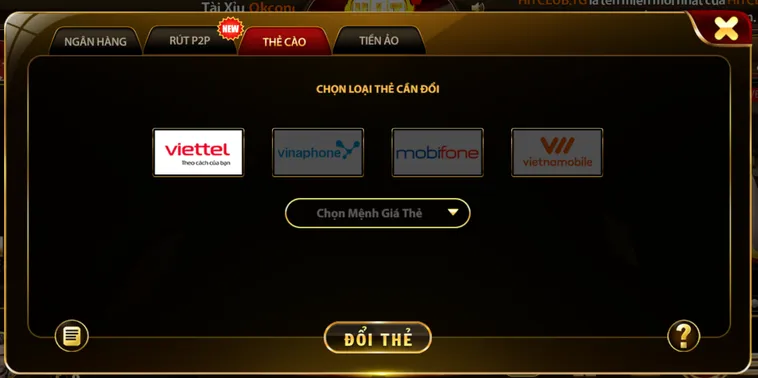 Rút tiền thẻ cào an toàn tiện lợi bảo mật tại Hitclub.