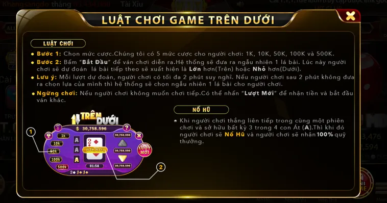 Trải Nghiệm Đỉnh Cao Khi Tham Gia Minigame Trên Dưới Tại HitClub Uy Tín
