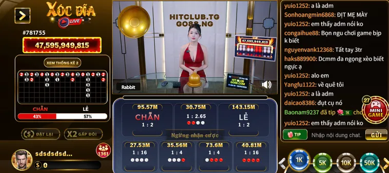 Xóc Đĩa Livestream Tại HitClub Đỉnh Cao Sân Chơi Cá Cược Trực Tuyến